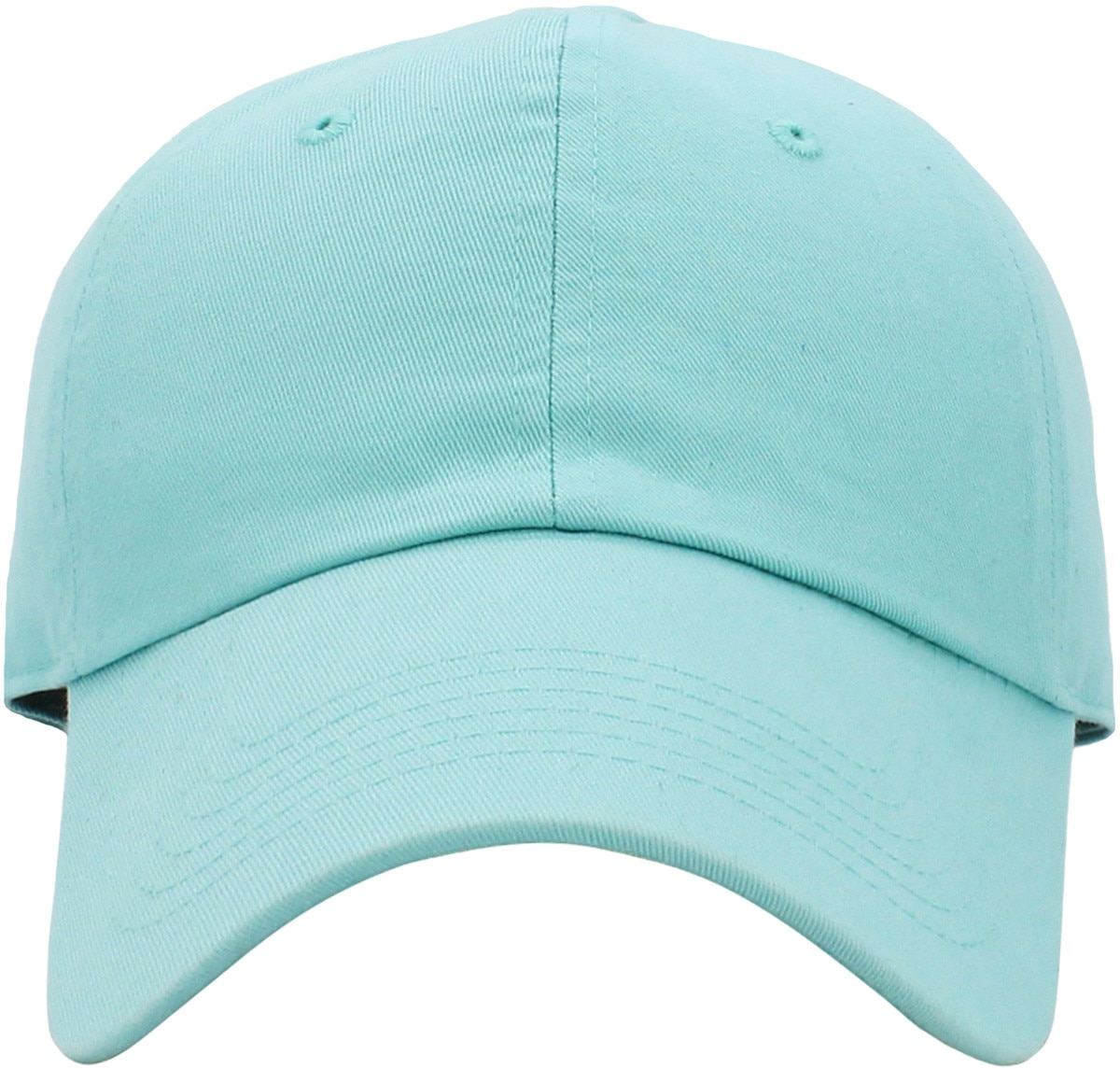 Mint Low Profile Baseball Caps Front View
